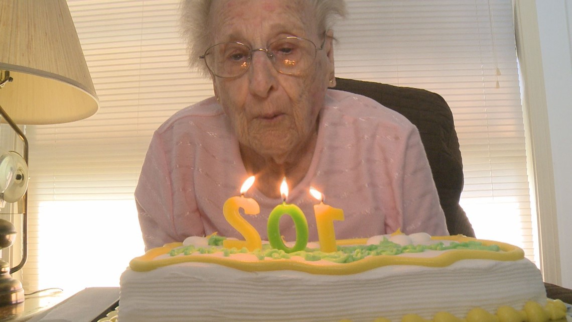 Her friends brought her a cake for 101 and another for 102 | wbir.com