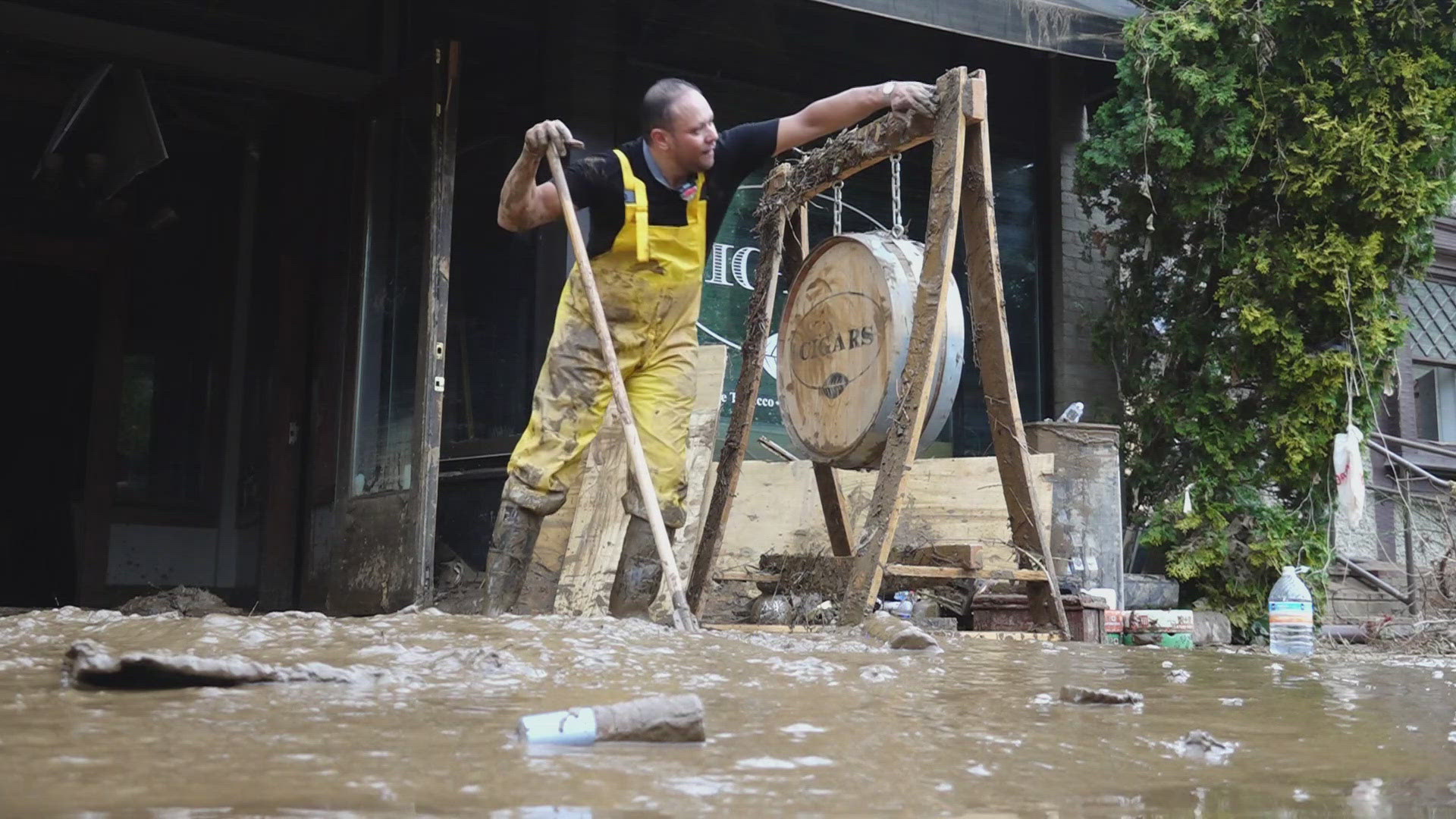 Four days after historic flooding began, Asheville is still working to recover.