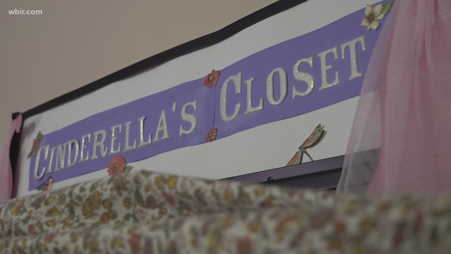 Cinderella's Closet tries to make dreams come true for young girls, ensuring they can feel like a princess at no cost.