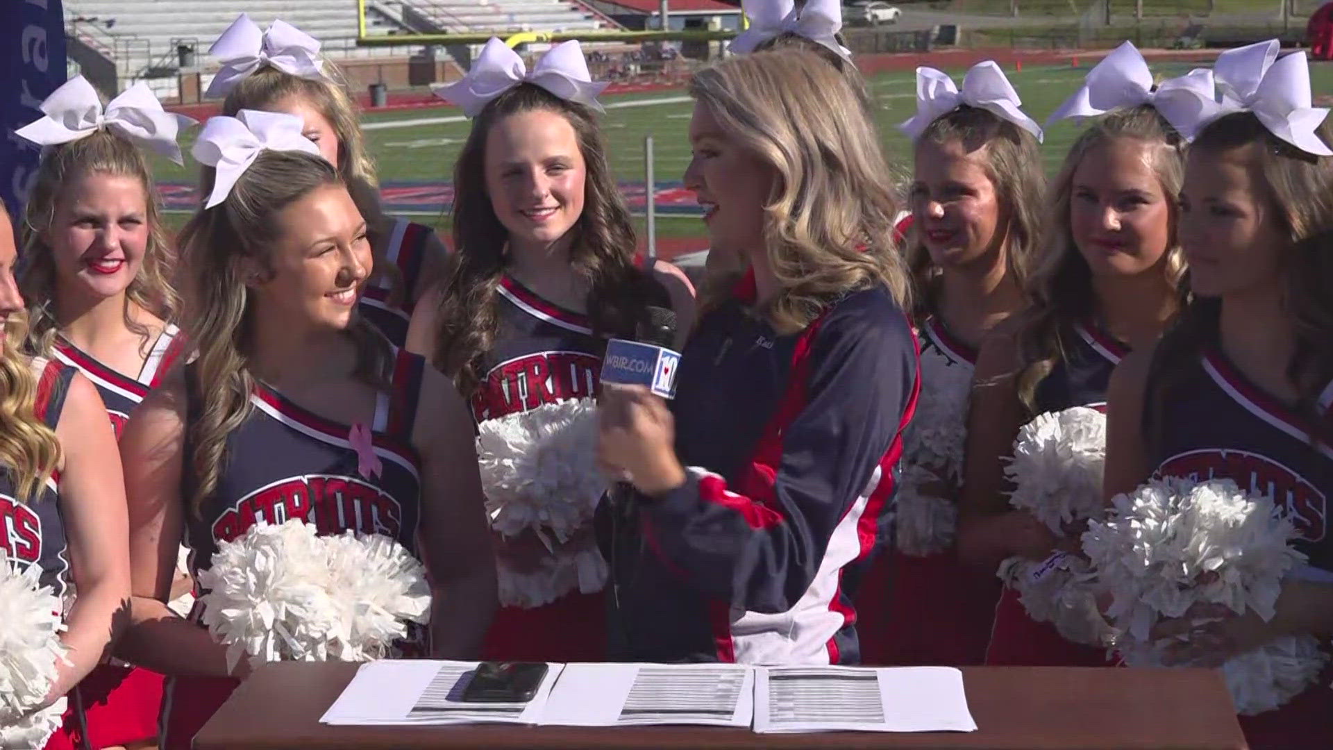 10Tailgate Speaking with students ahead of Farragut vs. Jefferson Co