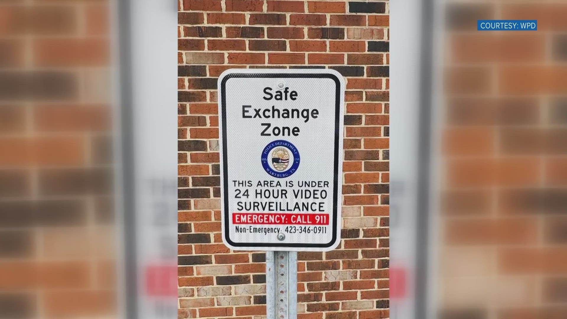 The parking spots can be used to help make sure meet-ups are safe. It's in a well-lit area under 24-hour surveillance.