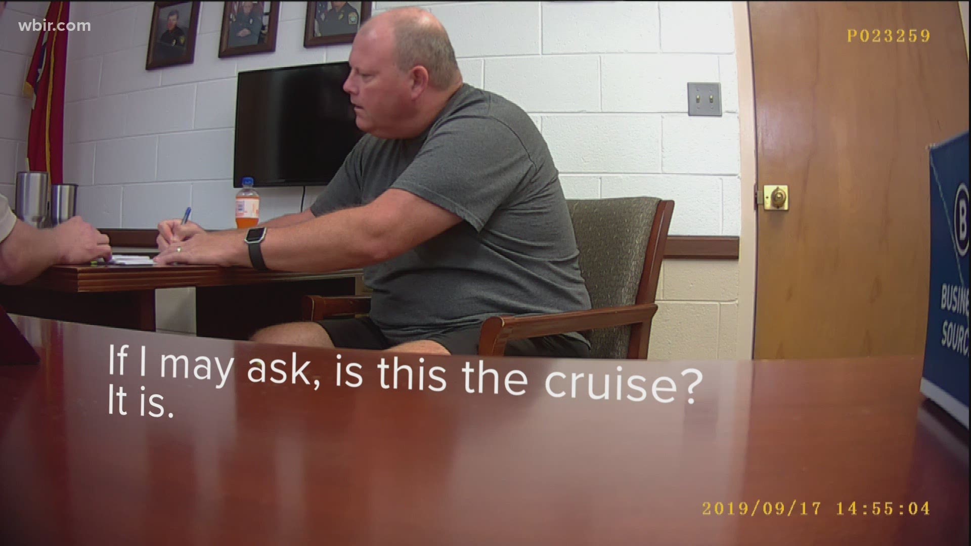 Former police officer Alan Dotson was accused of sexually assaulting a woman on a cruise in 2019. He had failed a polygraph test administered by Greeneville PD.