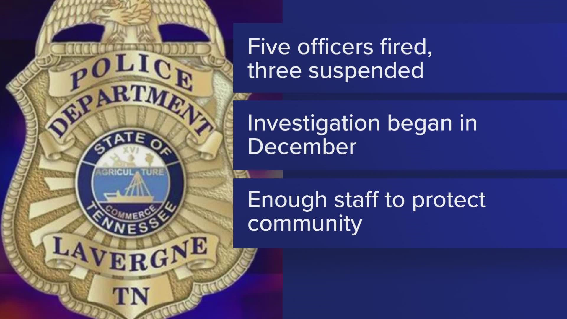 The investigation alleges some officers had sex inside some city-owned property.