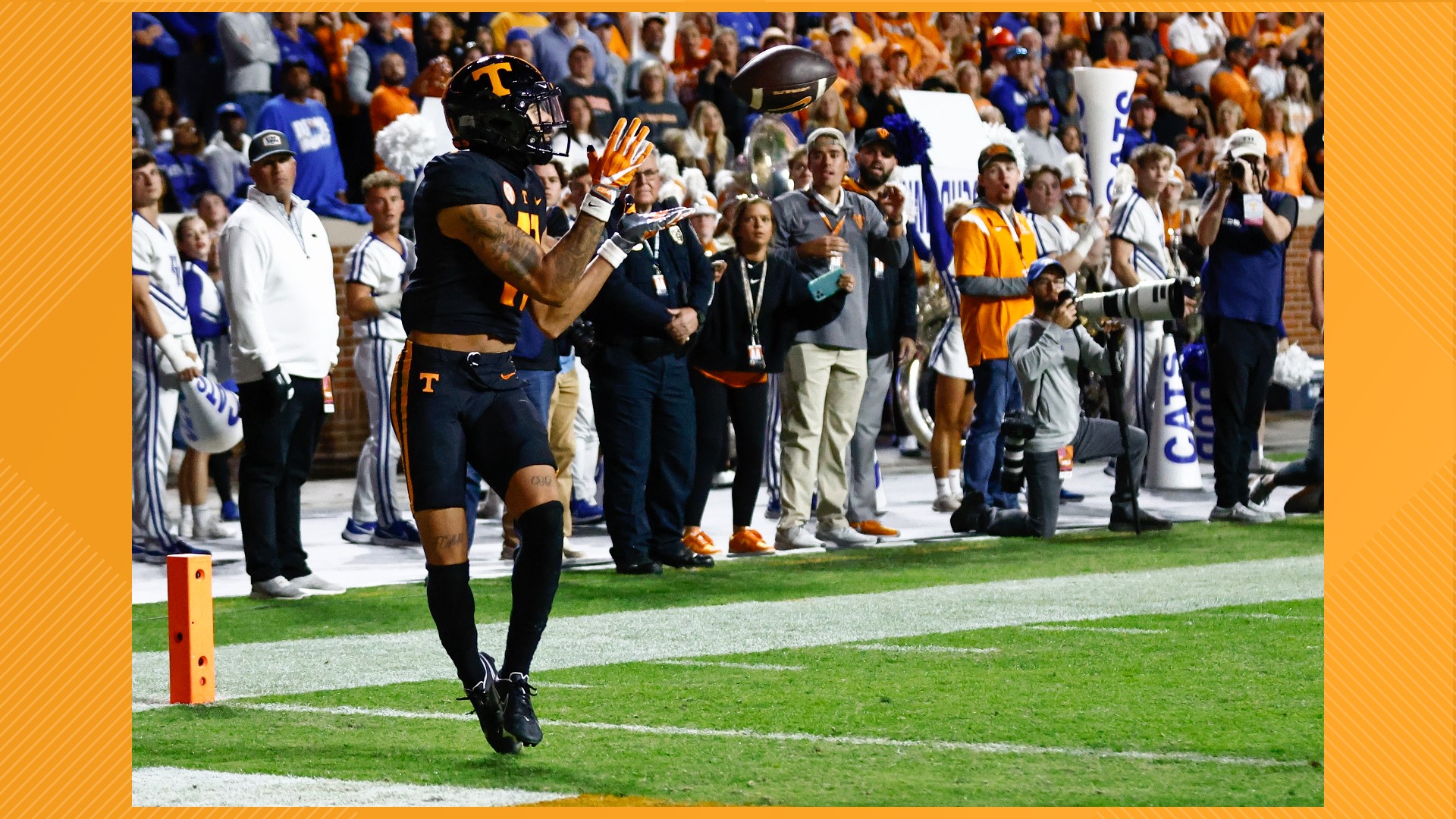 Vols WR Jalin Hyatt Breaks UT Single Season Receiving TD Record | Wbir.com