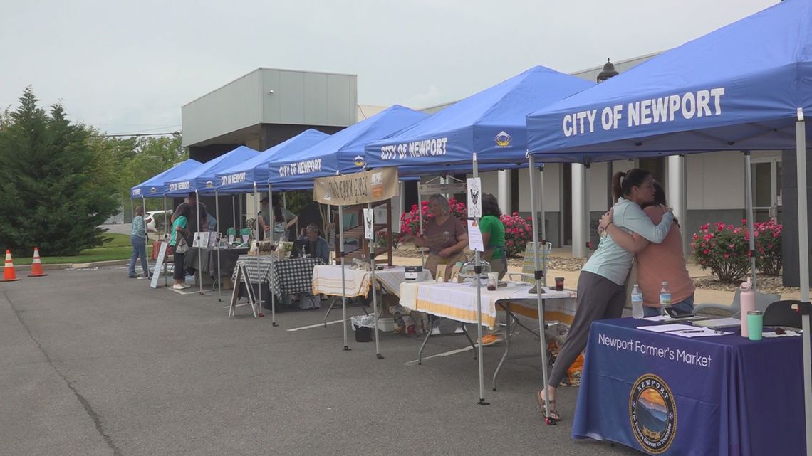 Newport Farmer's Market returns as community revives downtown after historic Helene flooding