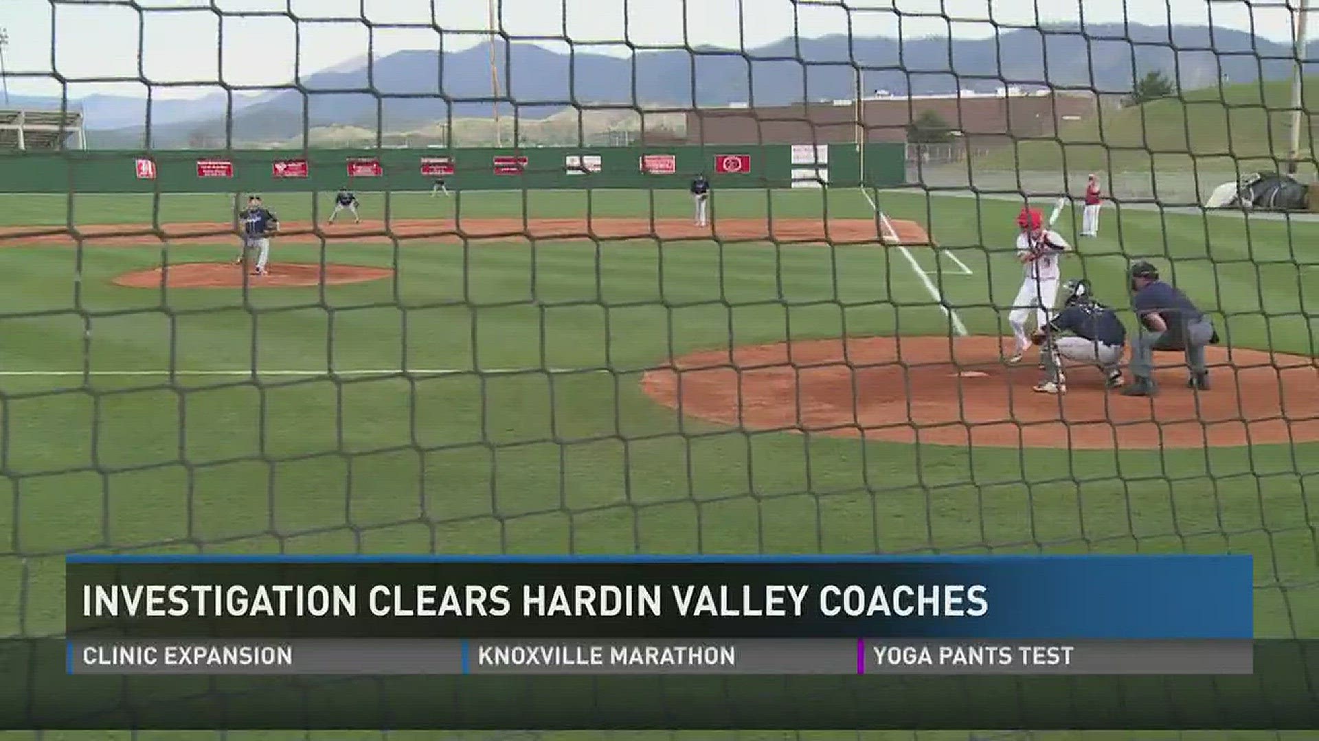 March 28, 2017: State authorities have cleared the Hardin Valley Academy head baseball coach and an assistant of any wrongdoing.