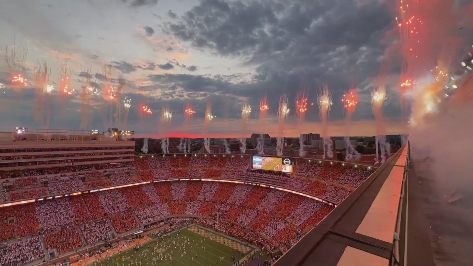 Based in LaFollette, Pyro Shows puts on quite the show. According to its crew leader, Pyro Shows has been handling fireworks for UT football games since the mid-80s.