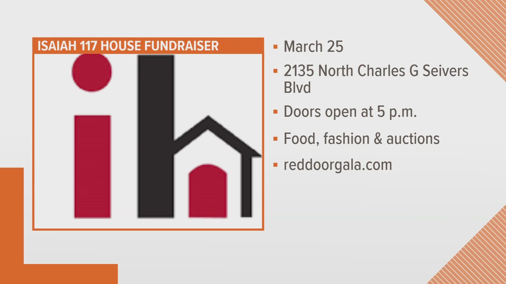The fundraiser takes place on March 25.