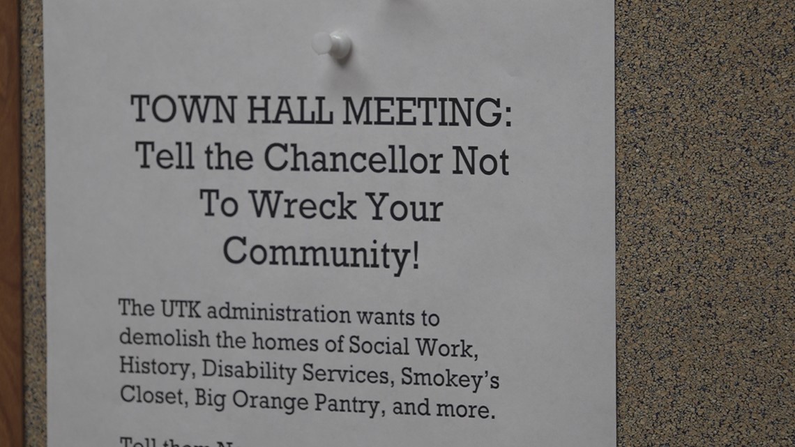 UT students protest school's development plan to demolish three buildings to expand business building - Vimarsana News