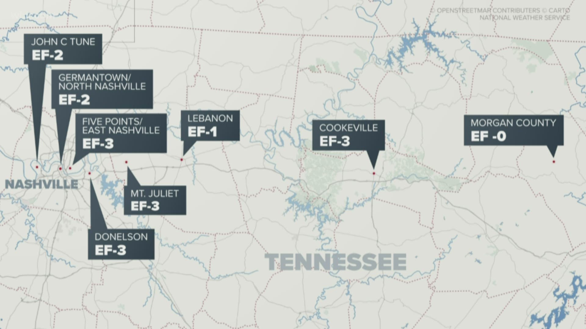 Why were the Tennessee tornadoes so deadly?