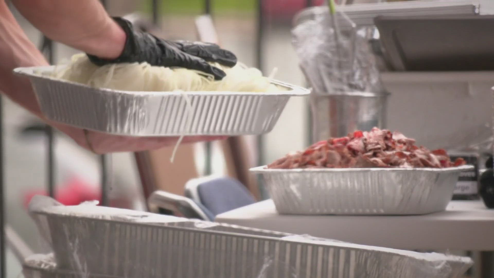 A courthouse porch isn’t exactly your normal cooking space. But Mike Stansbury knows nothing in London, Ky., is normal right now.