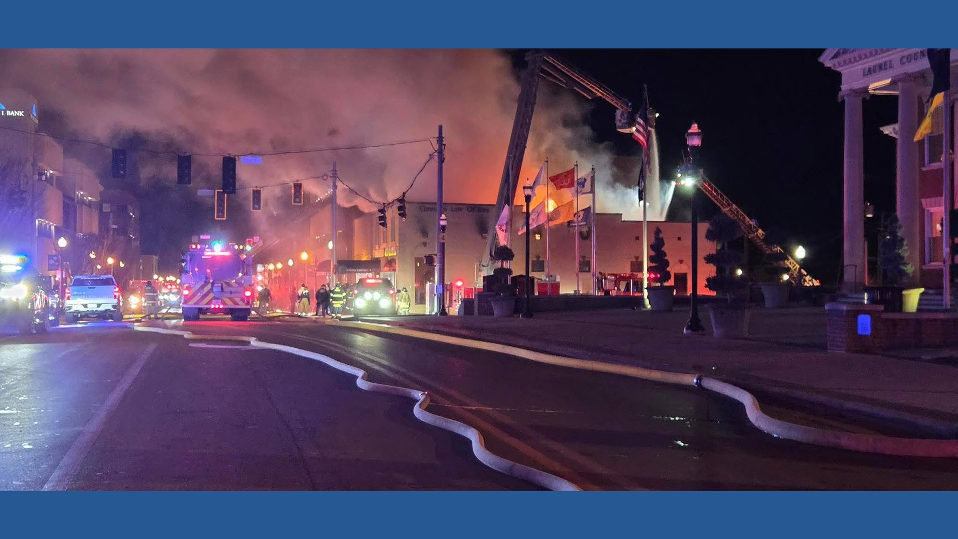 LCFD: Man pulled from burning London, KY building accused of arson ...