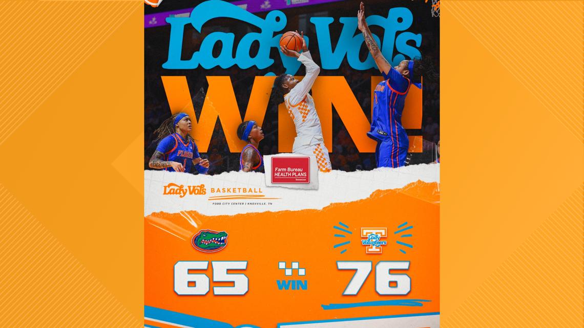 Lady Vols survive first SEC matchup, beating Florida, 76-65