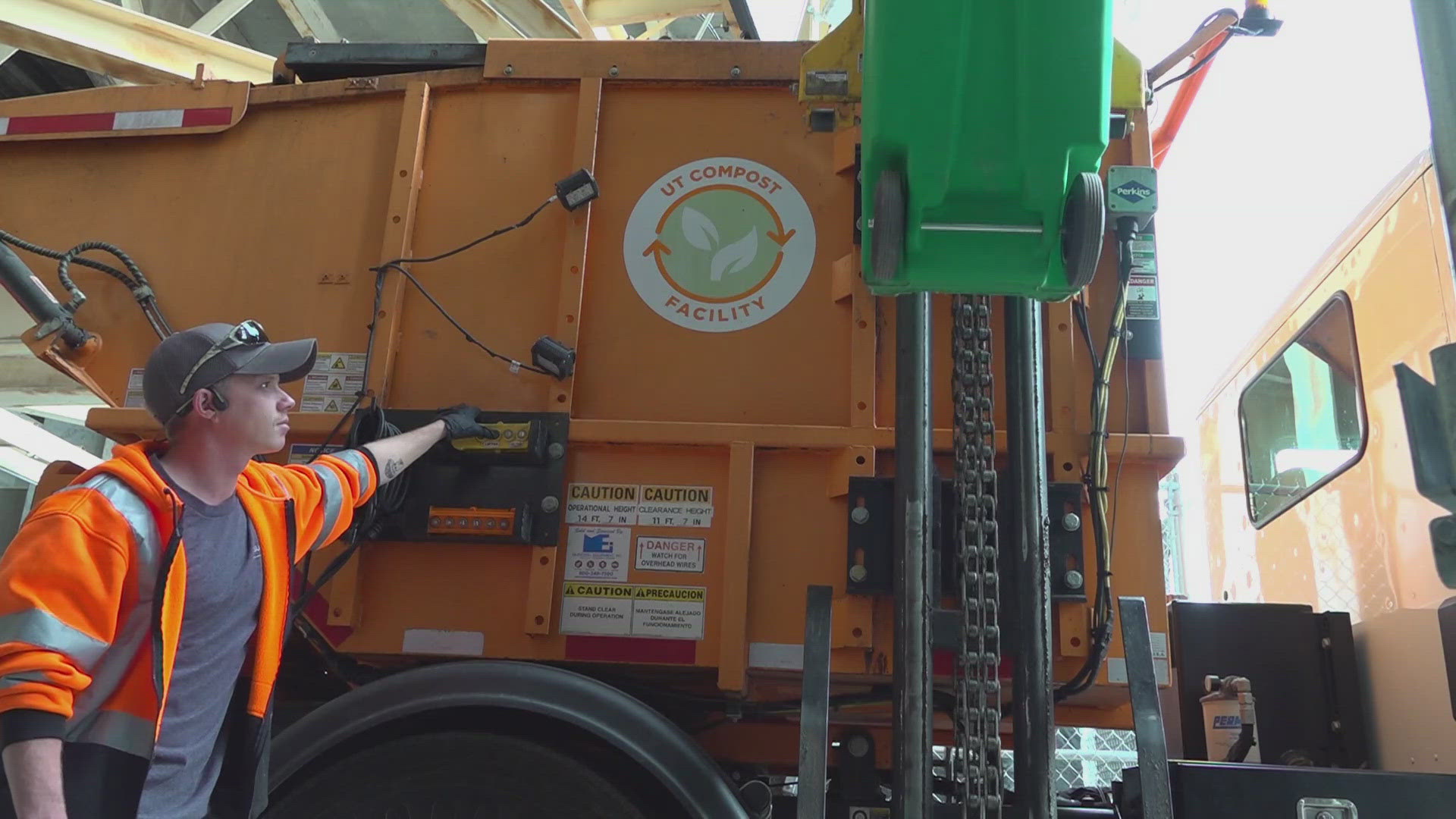 They collect between 2,000 - 4,000 pounds of food waste per week.