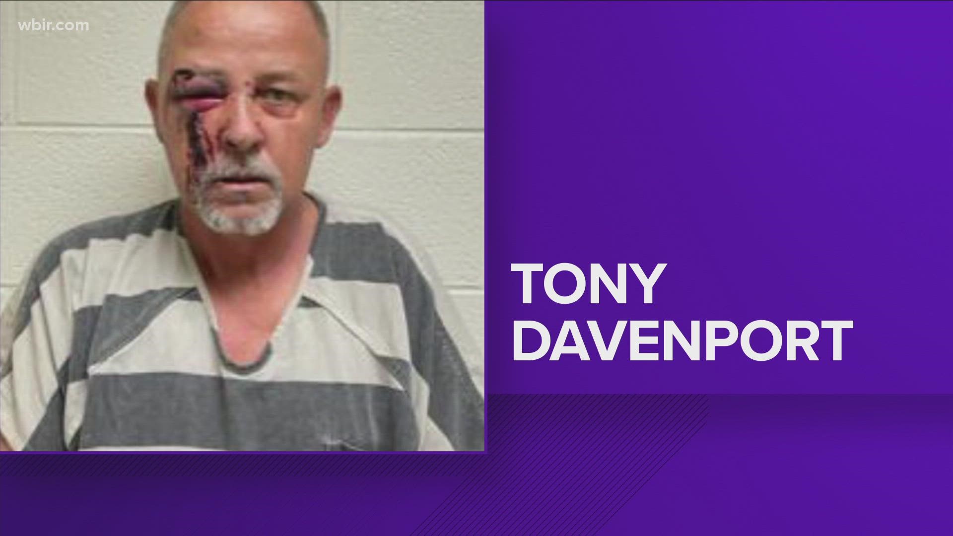 Tony Davenport is accused of killing his neighbor and injuring two others, the Tennessee Bureau of Investigation said