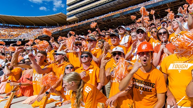 Why is the University of Tennessee's color orange?