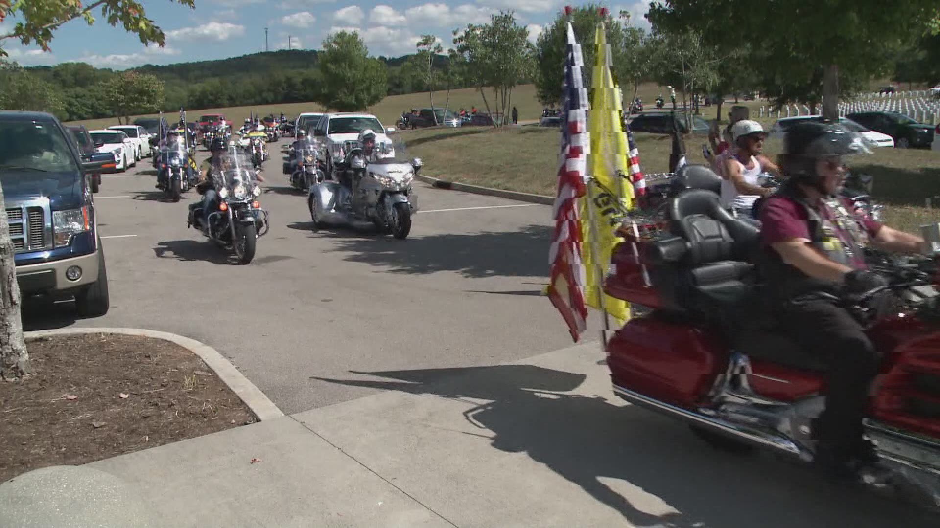 The volunteer group riding escort at funerals for veterans in East Tennessee have a rich tradition of serving those who have served this country.