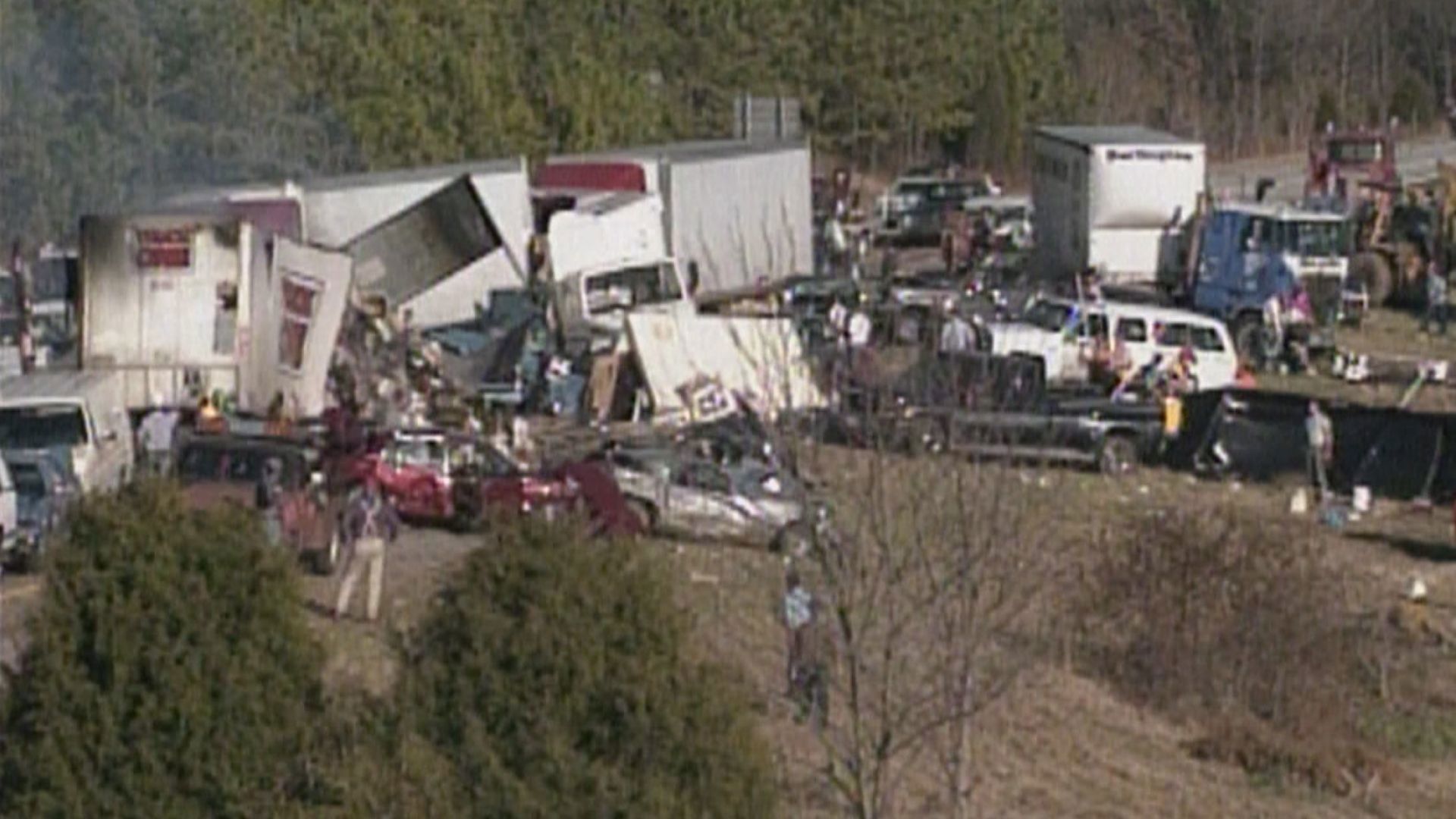 Fog caused a 99-car pileup on I-75 in December 1990.