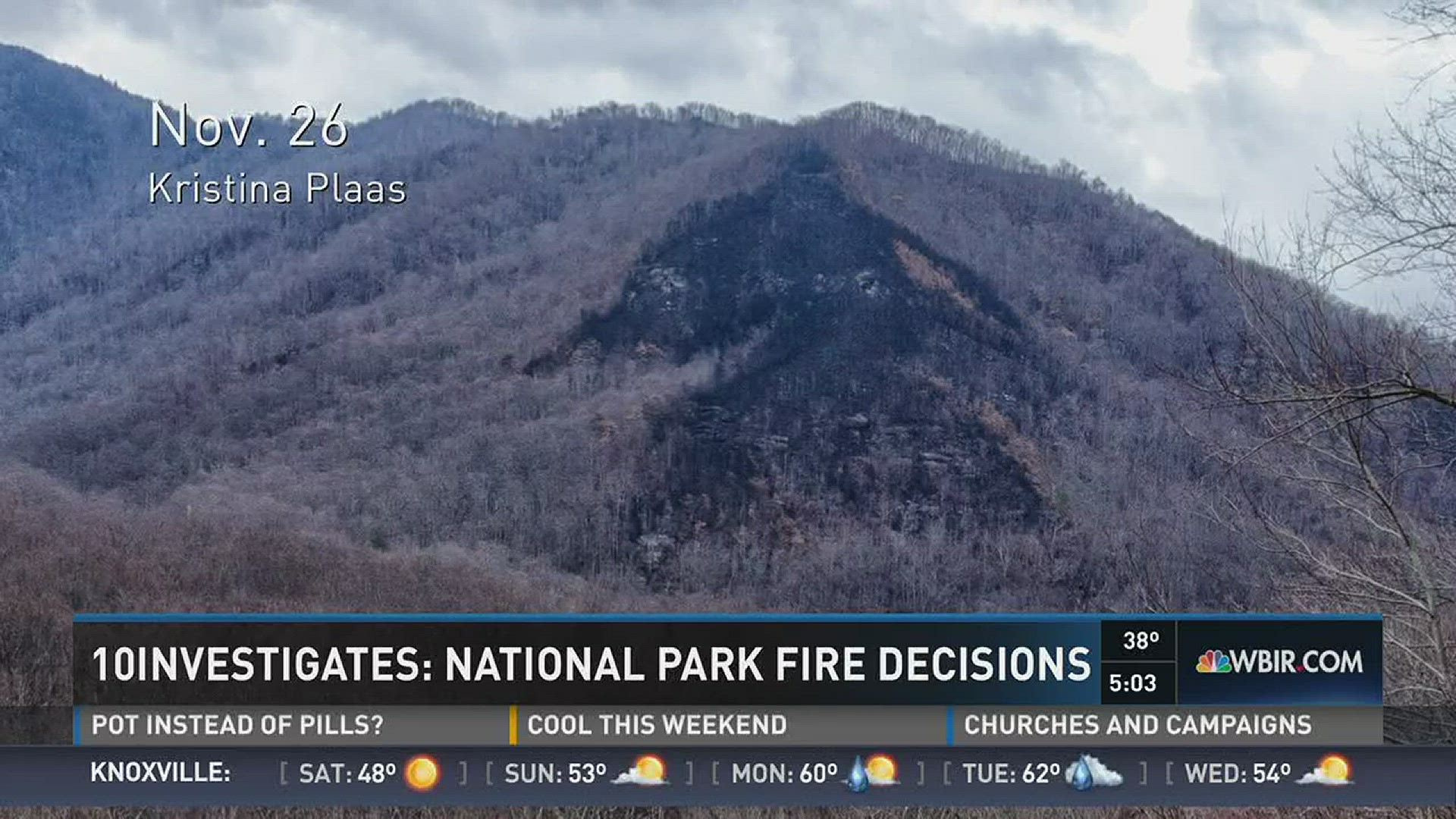 On November 23rd, park officials discovered a fire burning on the Chimney Tops trail which eventually caused devastation in Gatlinburg. Park superintendent Cassius Cash explains the decision to contain the fire, instead of fight it.