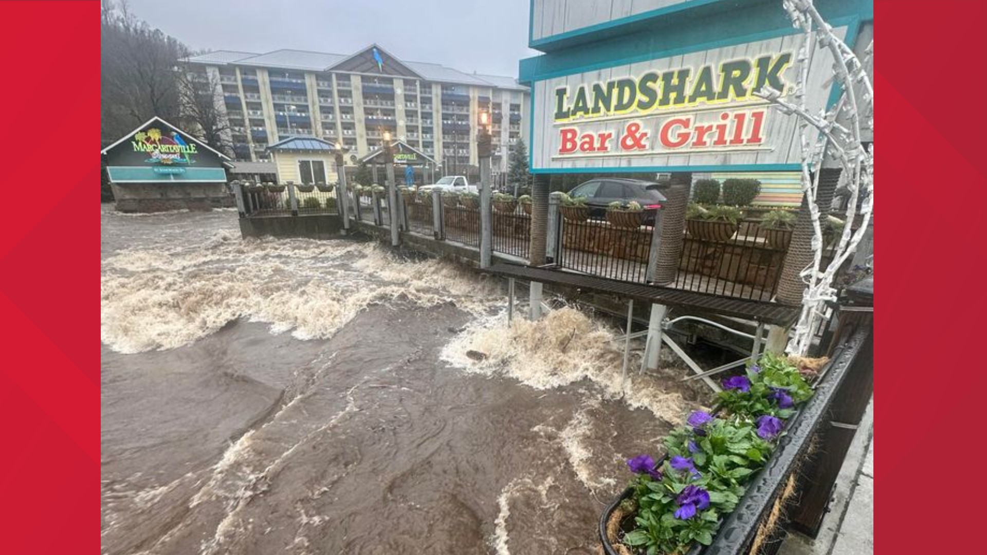 Localized flooding reported across East Tennessee