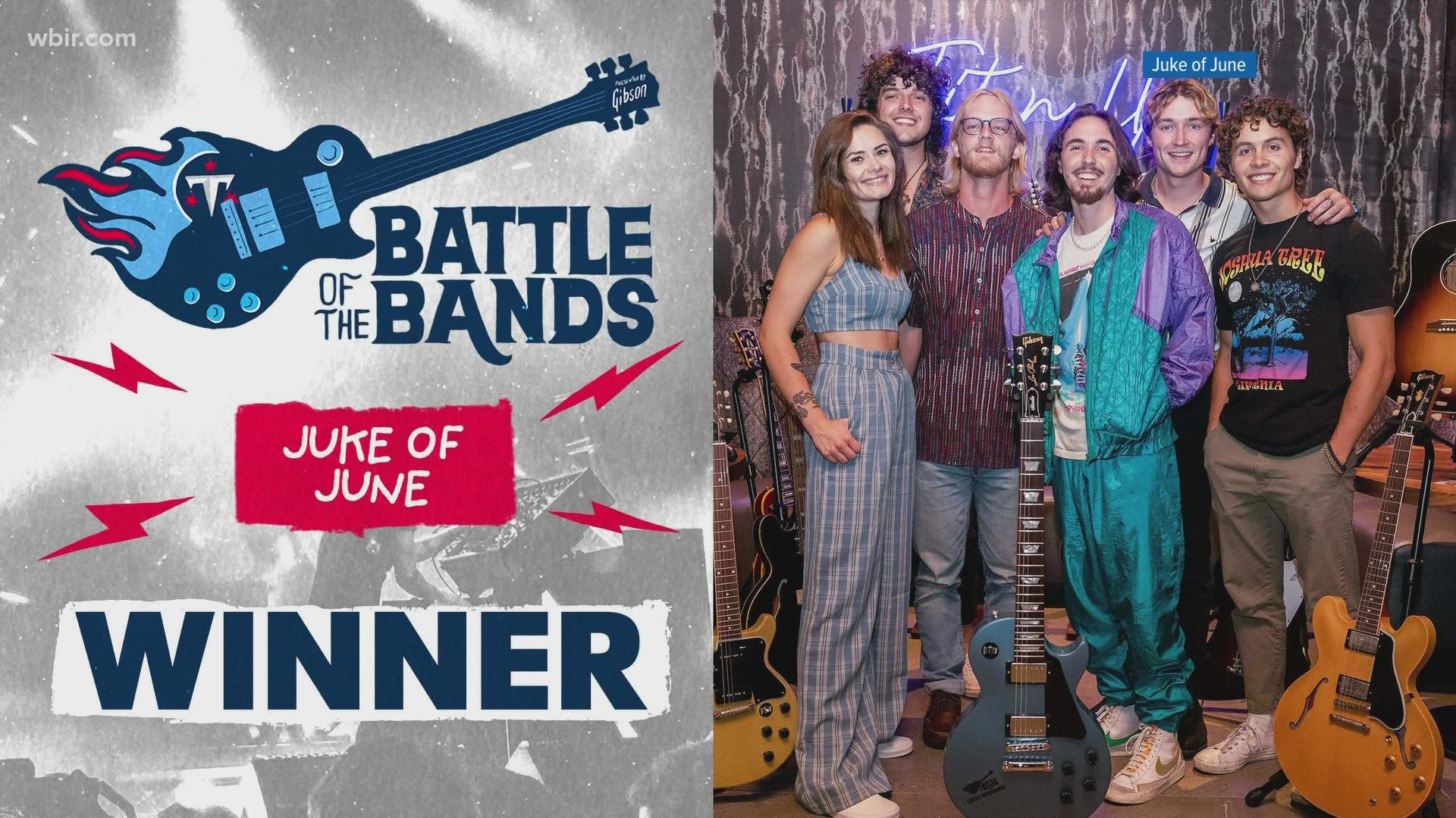 Catch Juke of June, featuring Knoxville guitarist Jackson Kilburn, at the halftime of the Tennessee Titans vs. Miami Dolphins game on January 2, 2022.