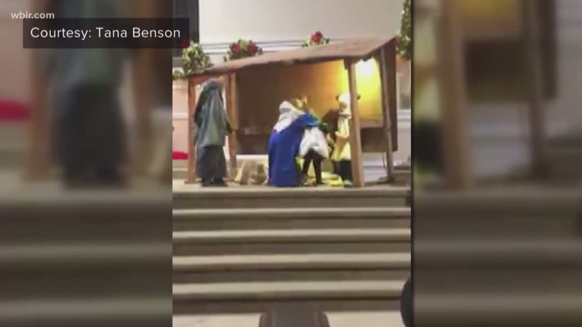 Dec. 14, 2017: A scuffle over baby Jesus during a church Nativity pageant turned into a social media sensation.