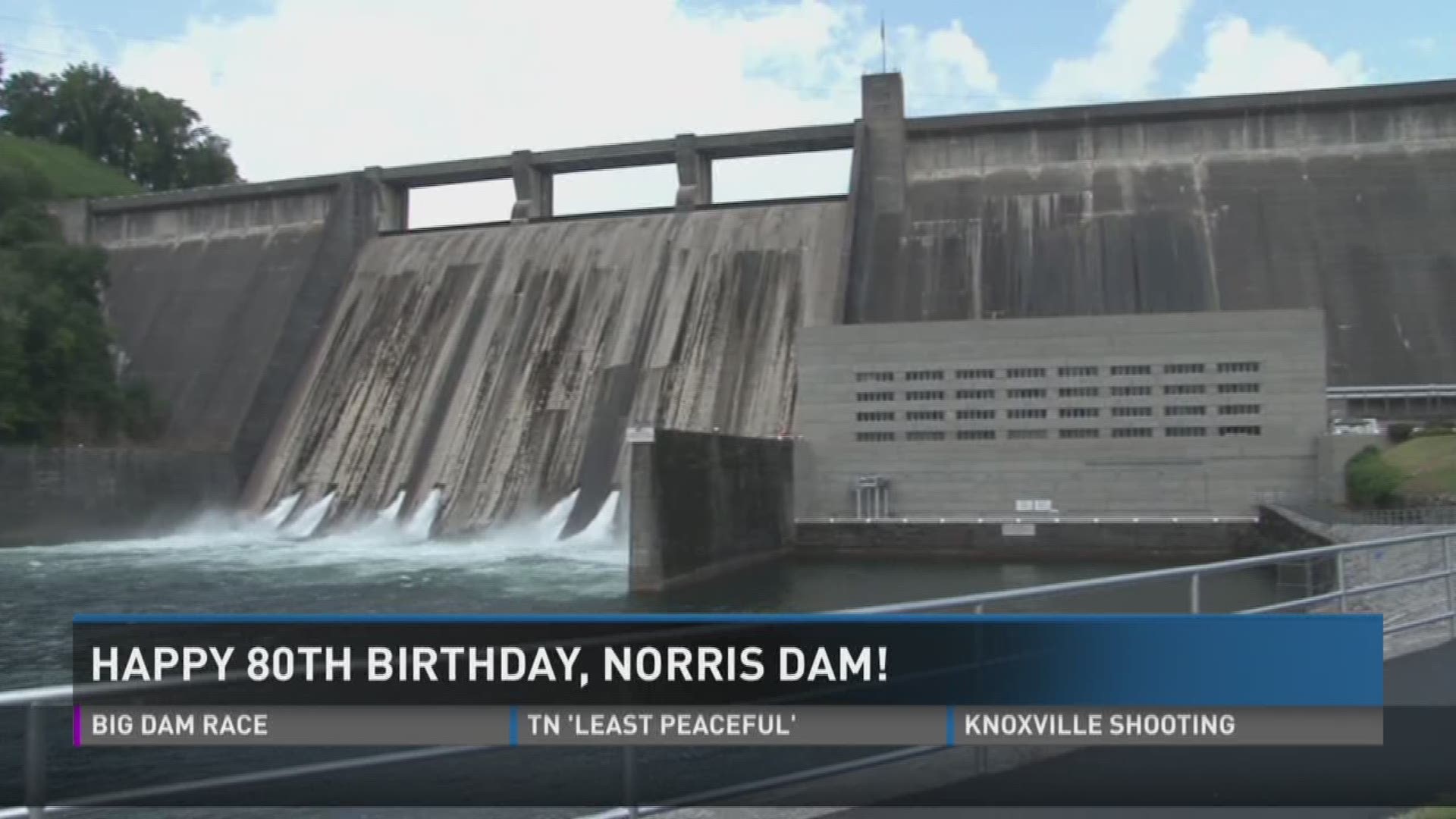 Norris Dam celebrates its 80th birthday by letting people tour the inside.