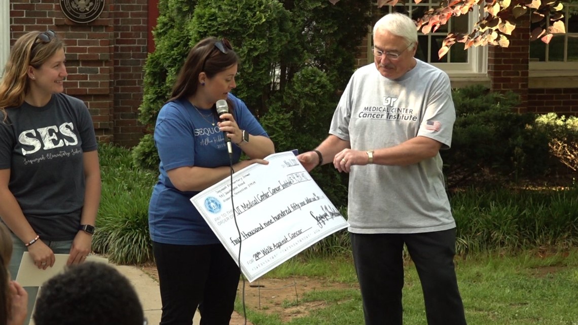 Sequoyah Elementary School hosts cancer walk to raise money for research - Vimarsana News
