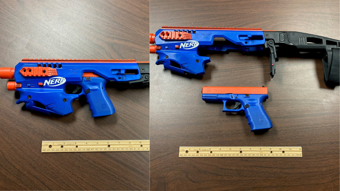 Catawba Co. deputies seize gun painted to look like Nerf toy