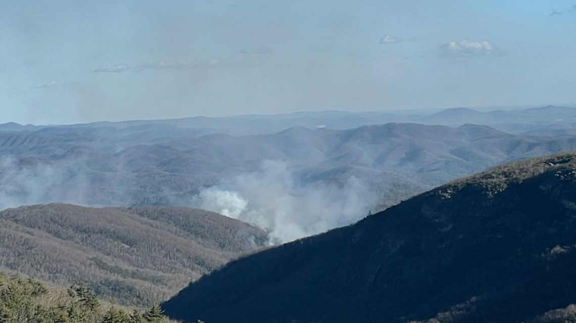 Fire burning near Grandfather Mountain - Vimarsana News