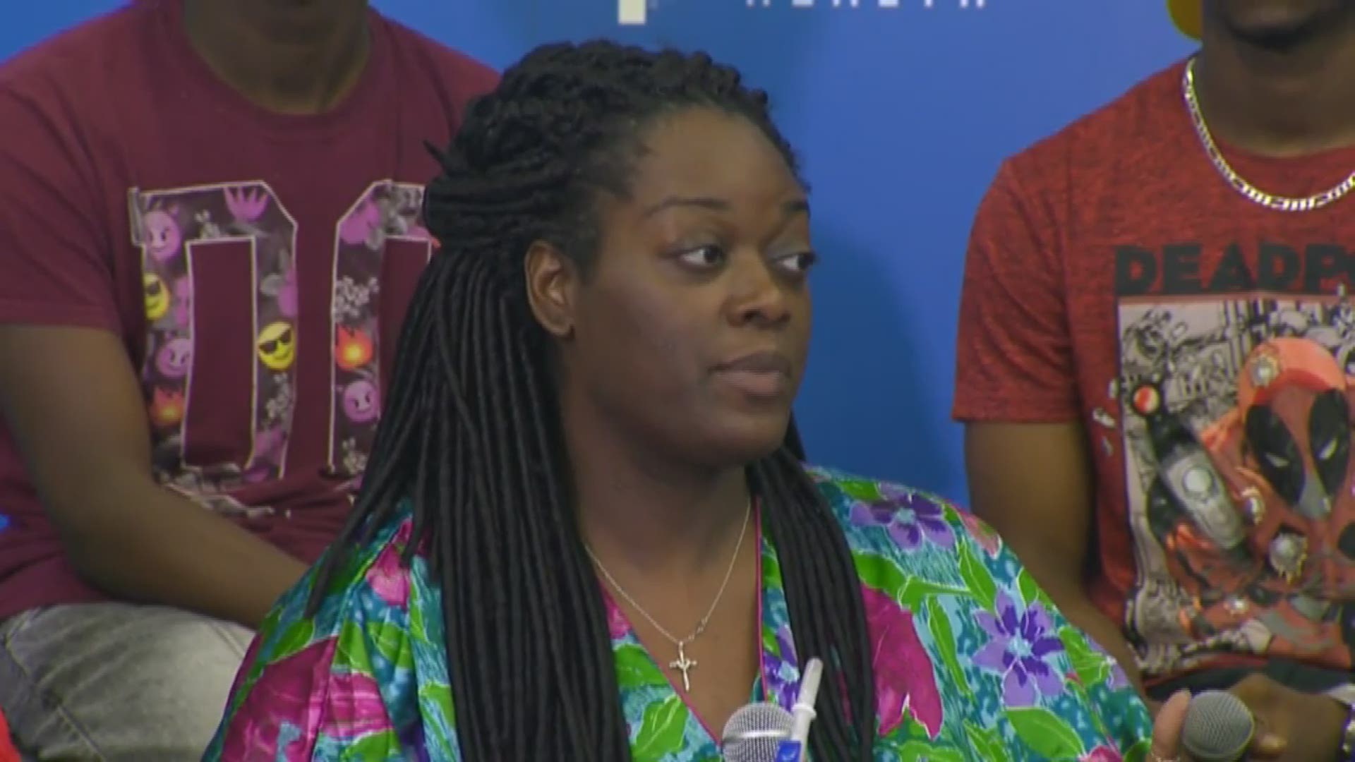 Shooting victim Shetamia Taylor shared her experience of the deadly downtown Dallas attack during a press conference Sunday at Baylor University Medical Center.