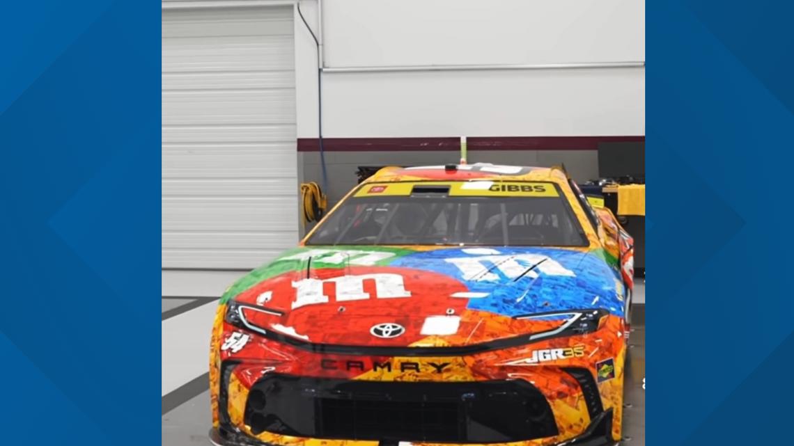 M&M's Kyle Busch tribute car unveiled by family ahead of NASCAR race at ...