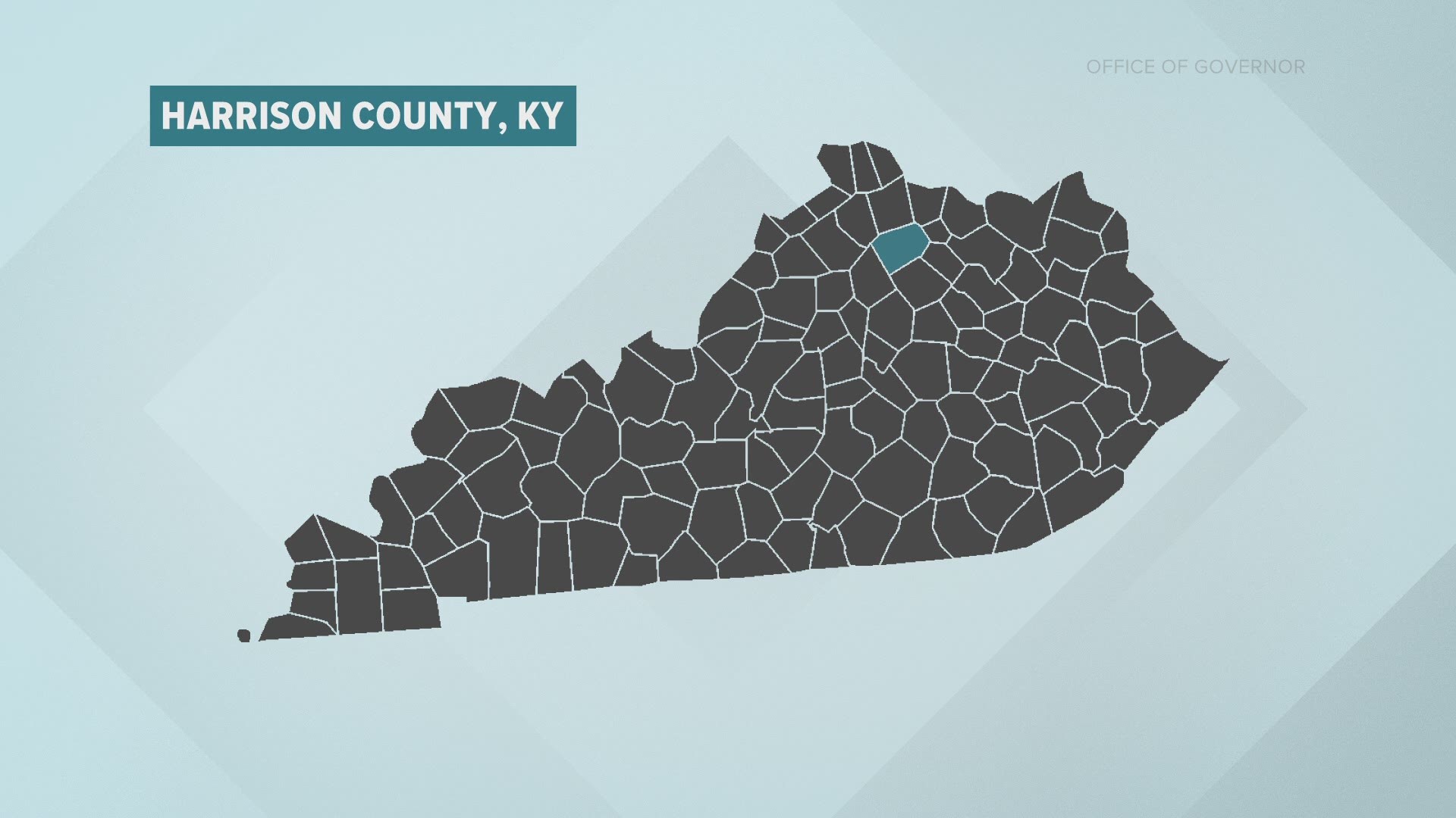 Here is a map of the current cases of coronavirus found in Kentucky by county.