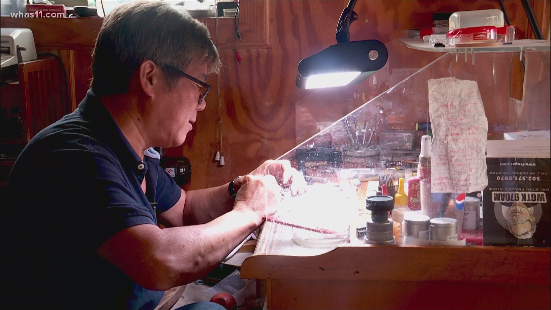 Charlie Wang found his passion in Louisville as a watch repairman.