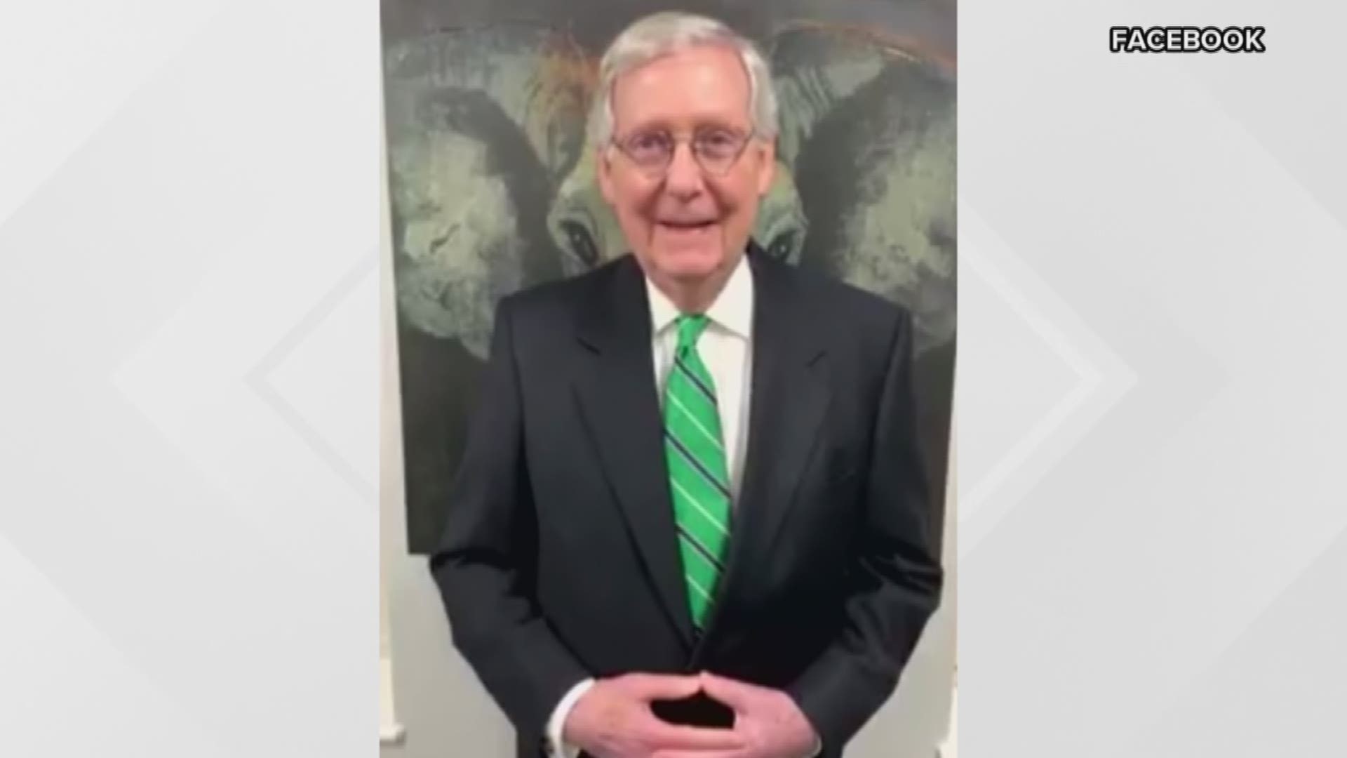 McConnell is running for reelection next year and is a steadfast supporter of President Donald Trump.