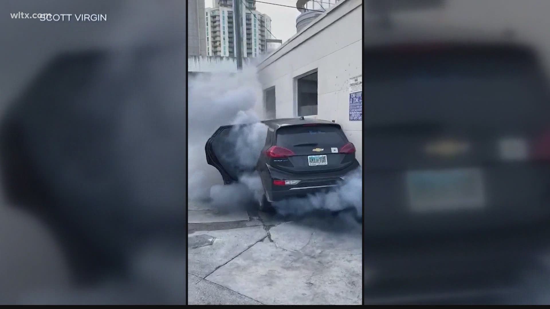 GM is telling owners of some older Chevrolet Bolts to park them outdoors and not charge them overnight after 2 of the electric cars caught fire after recall repairs.