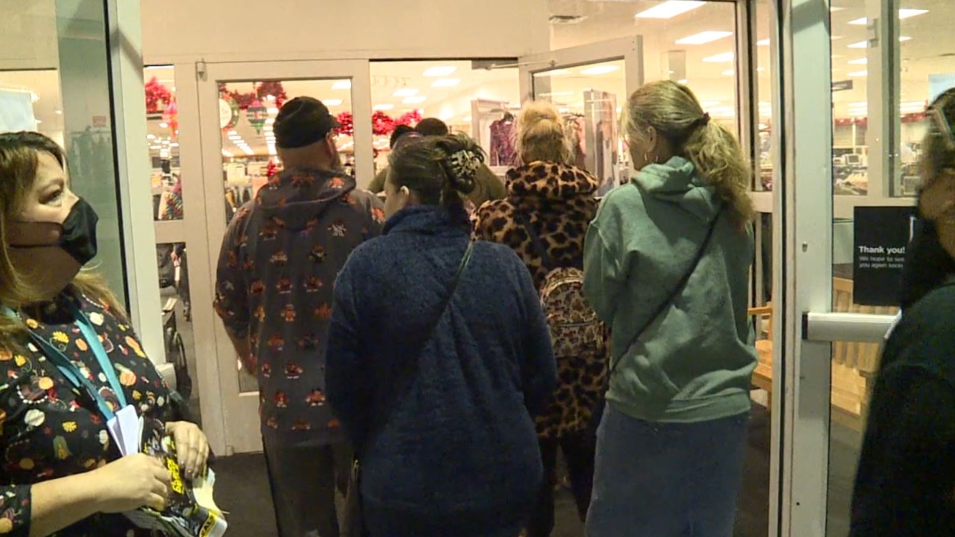 Despite the ease of online shopping or worries over COVID-19, many shoppers lined up at big box stores on Black Friday morning for deals and discounts in Luzerne Co.