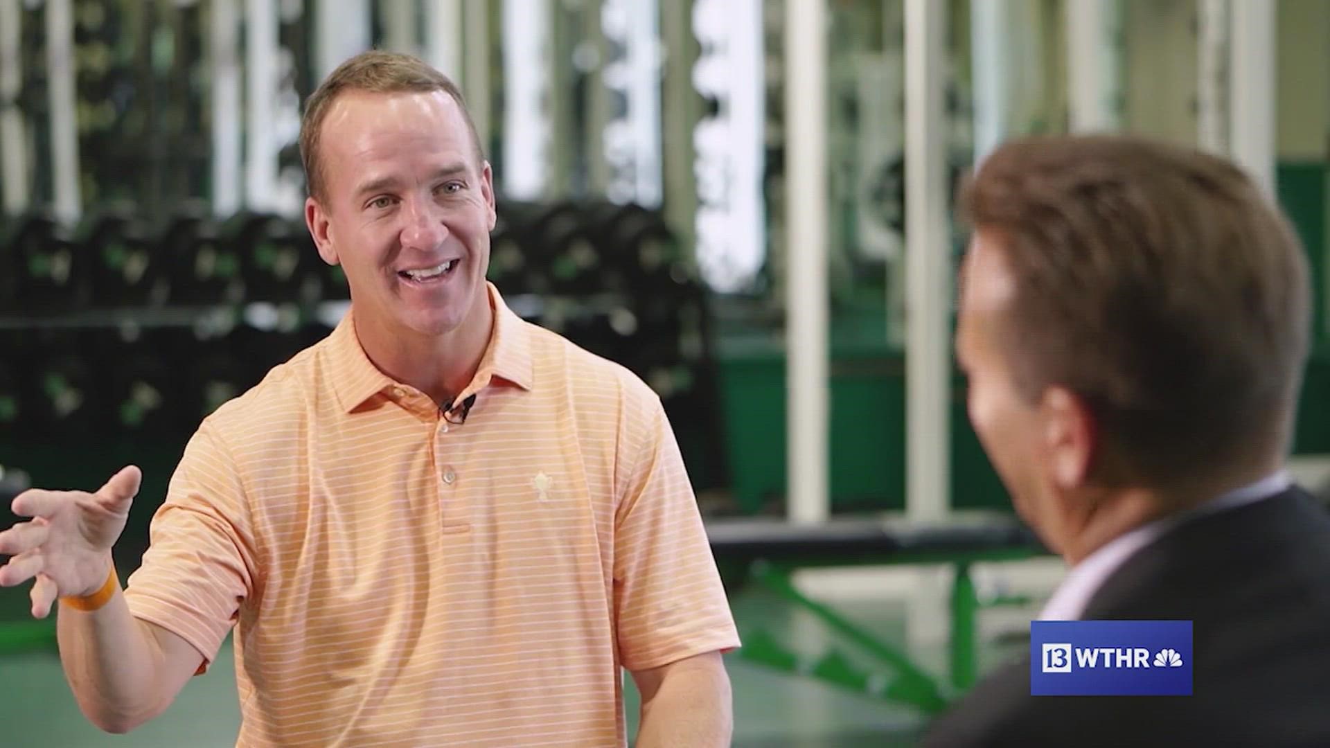 Indianapolis Colts Hall of Fame quarterback Peyton Manning is being inducted into the Pro Football Hall of Fame. #18 sat down Dave Calabro to revisit his career.