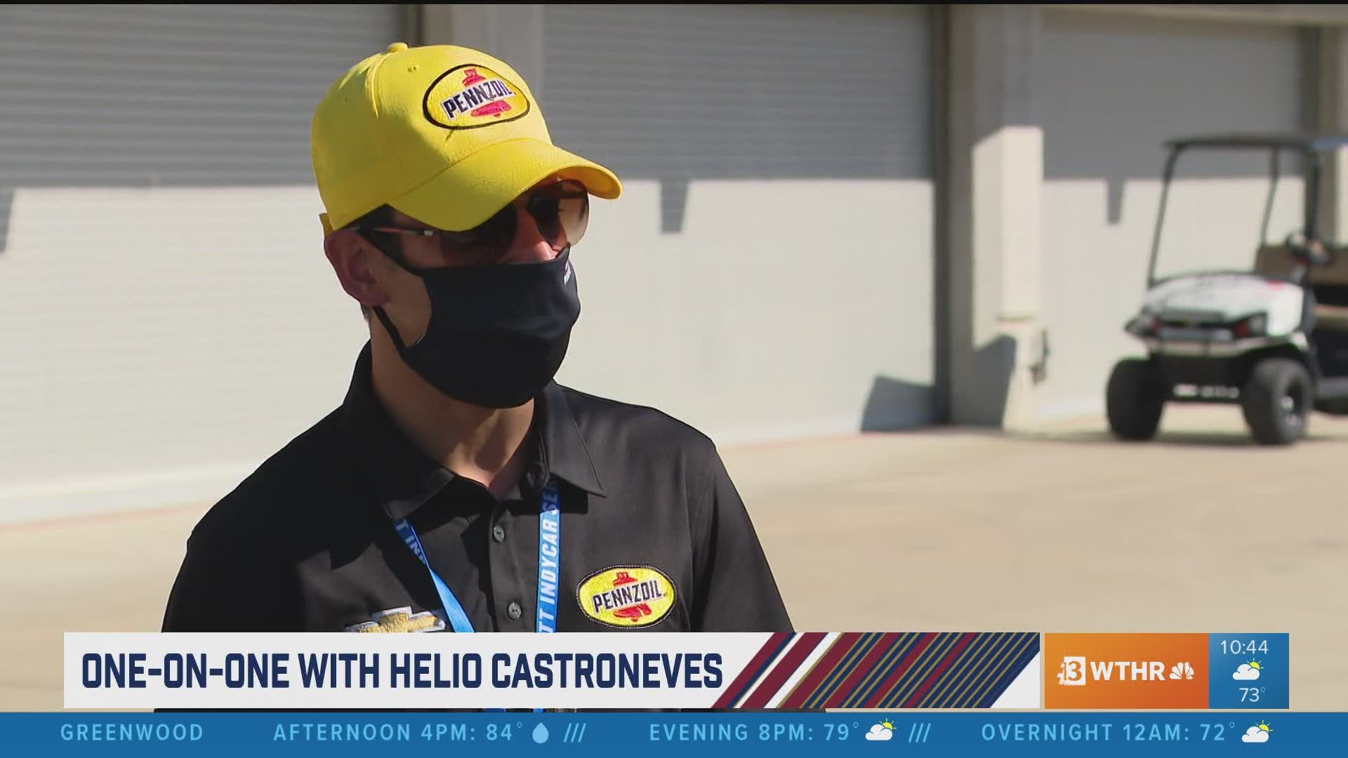 Dave Calabro chats with Helio before the 104th Running of the Indianapolis 500.