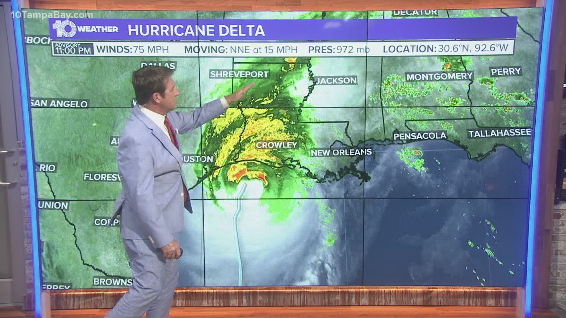 Hurricane Delta Makes Landfall In Southwestern Louisiana Wbir Com