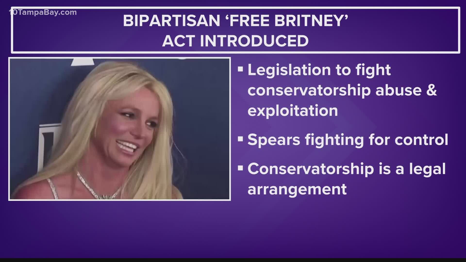Britney Spears' conservatorship battle has prompted legislative action.