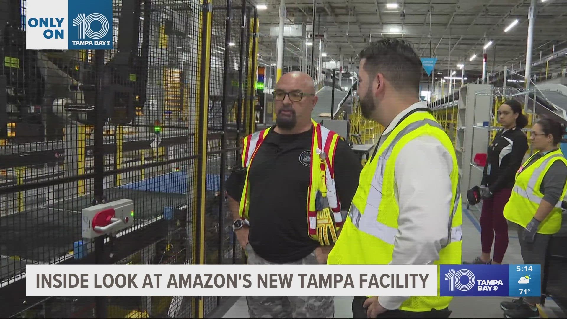10 Tampa Bay got an inside look at the high-tech facility helping make same-day deliveries happen in the Tampa Bay area.