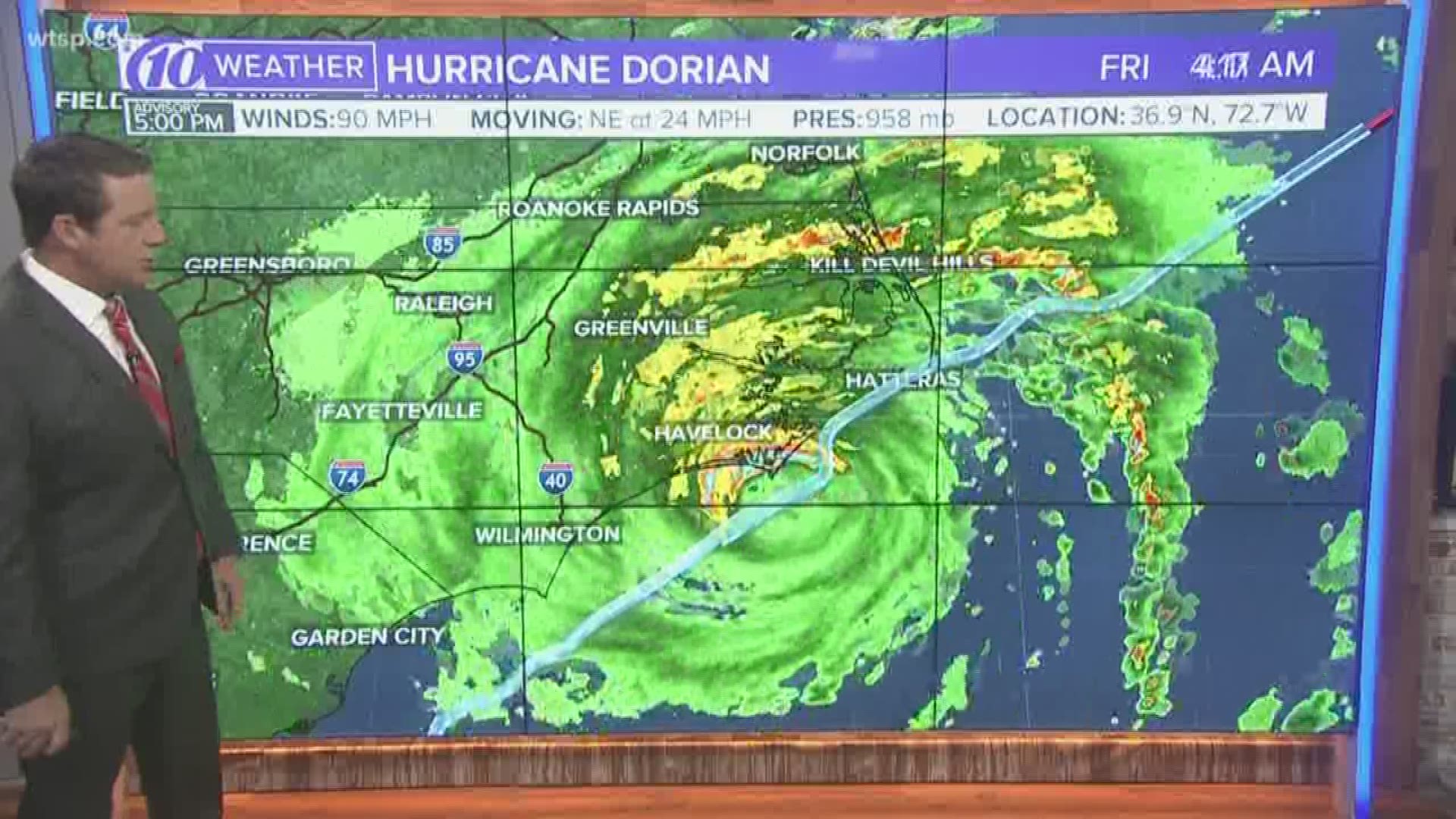 The storm will likely weaken into a low pressure once it heads towards New Finland. https://on.wtsp.com/2ZDHoc7