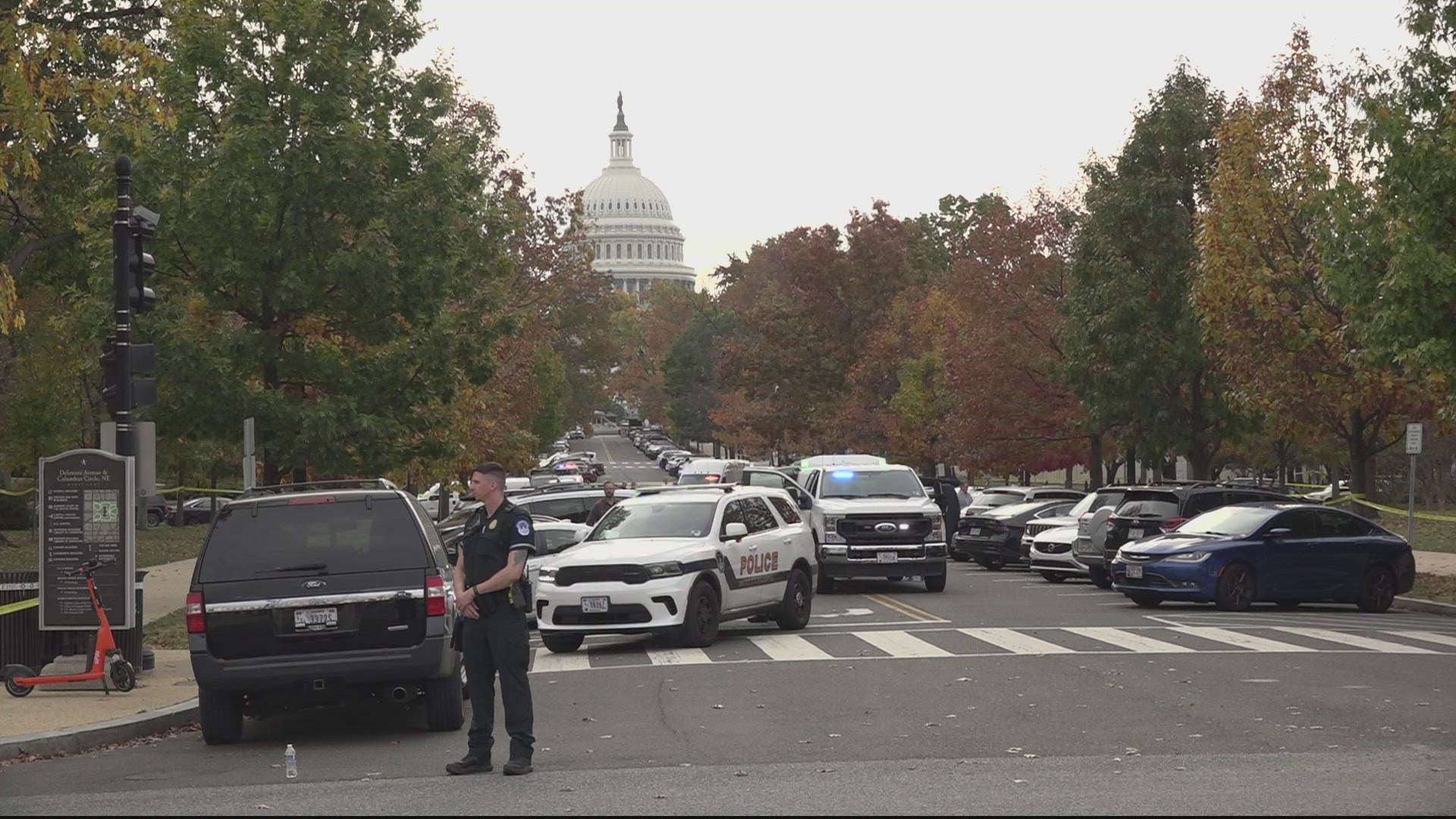 U.S. Capitol Police officers tased a man on Tuesday who was carrying a "long style firearm" in a park area not far from the U.S. Capitol.