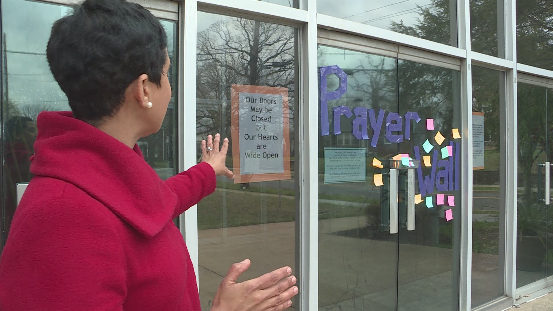 A prayer that says, "God see us through" is bringing some hope and shedding some light in a D.C. community during the coronavirus pandemic.
