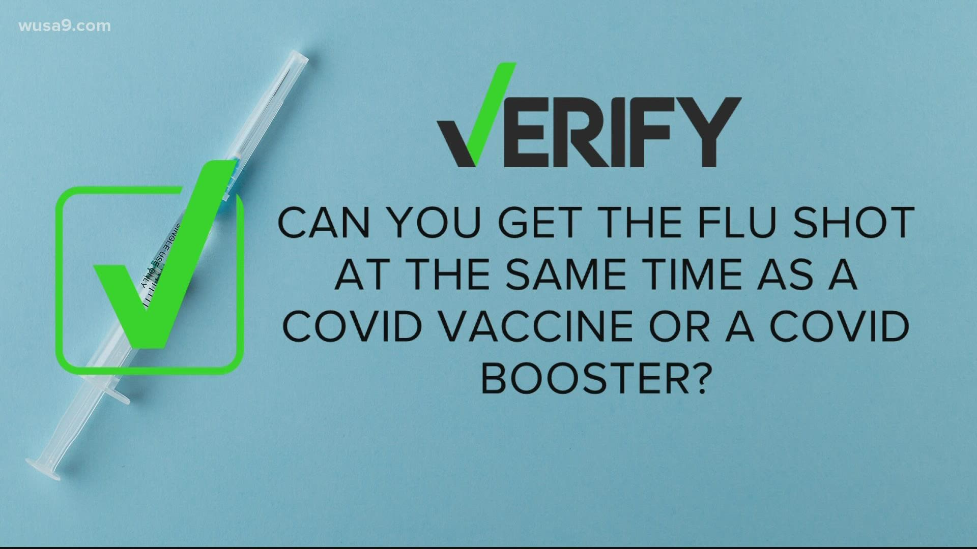 Our VERIFY experts say its perfectly fine to get a COVID shot or booster together with other routine vaccines, like influenza