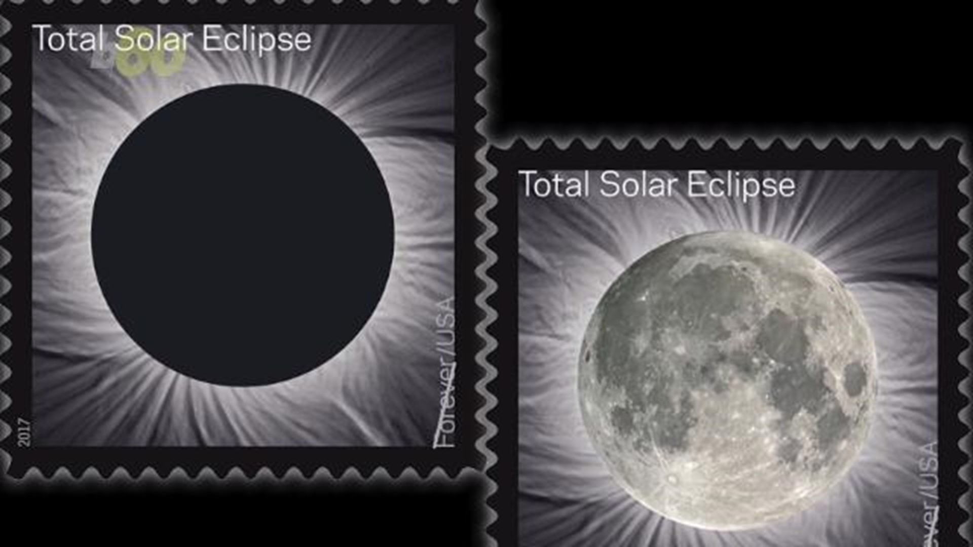 Even the United States Postal Service is gearing up for the rare solar eclipse craze with a stamp that changes when you touch it. Sean Dowling (@seandowlingtv) has more.
