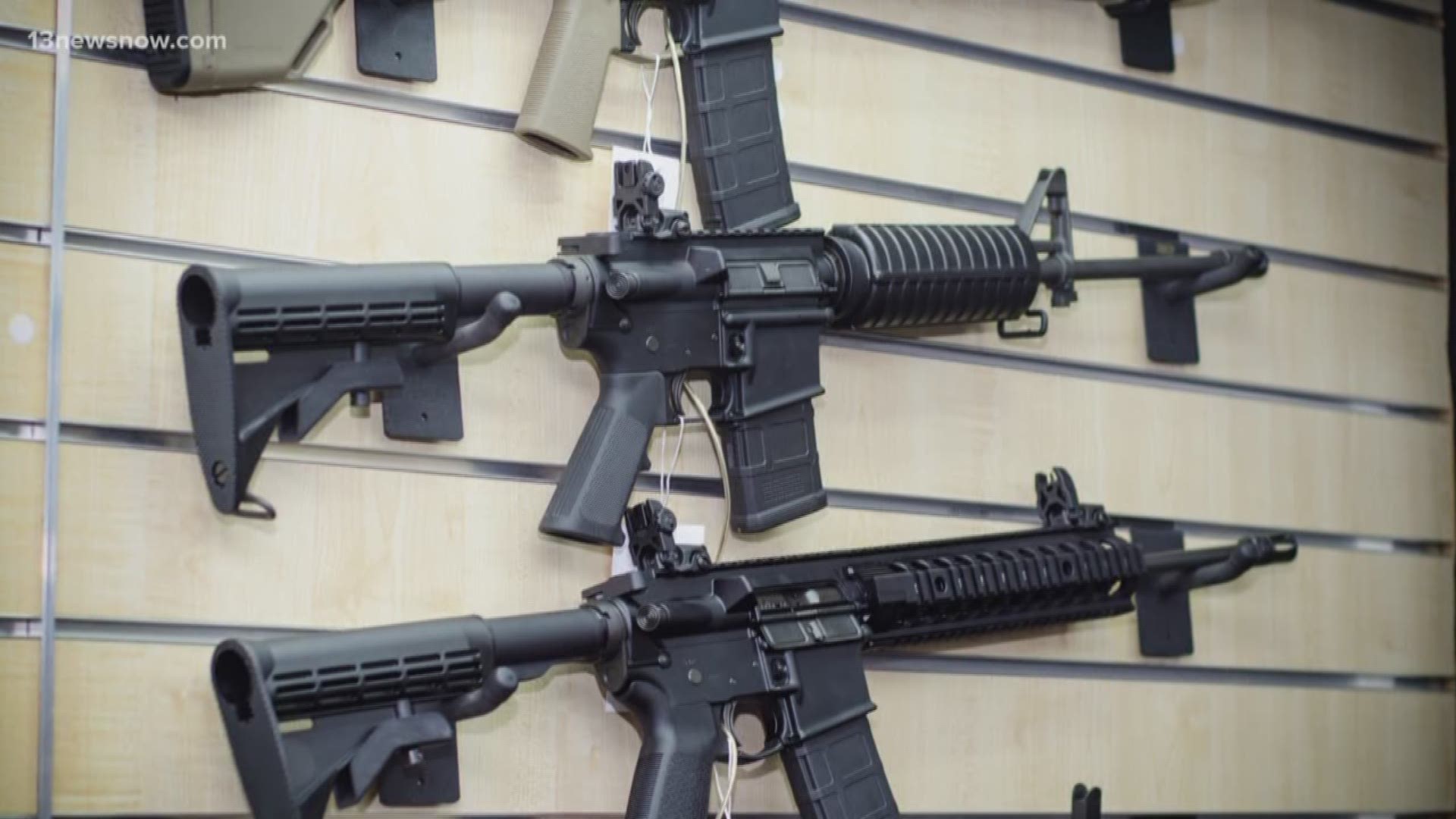 A Virginia House committee pushed a bill ahead that would ban different assault weapons in the Commonwealth.