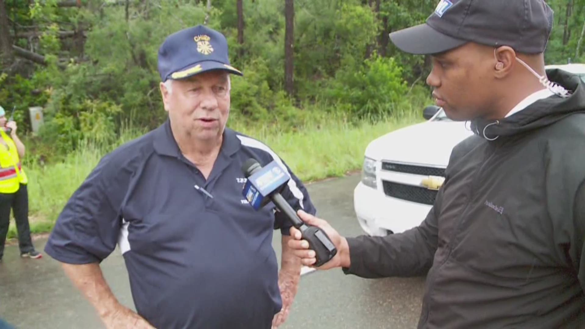 Tangipahoa Parish Fire Chief Bruce Cutrer talks about the rescue of a man stranded overnight.
