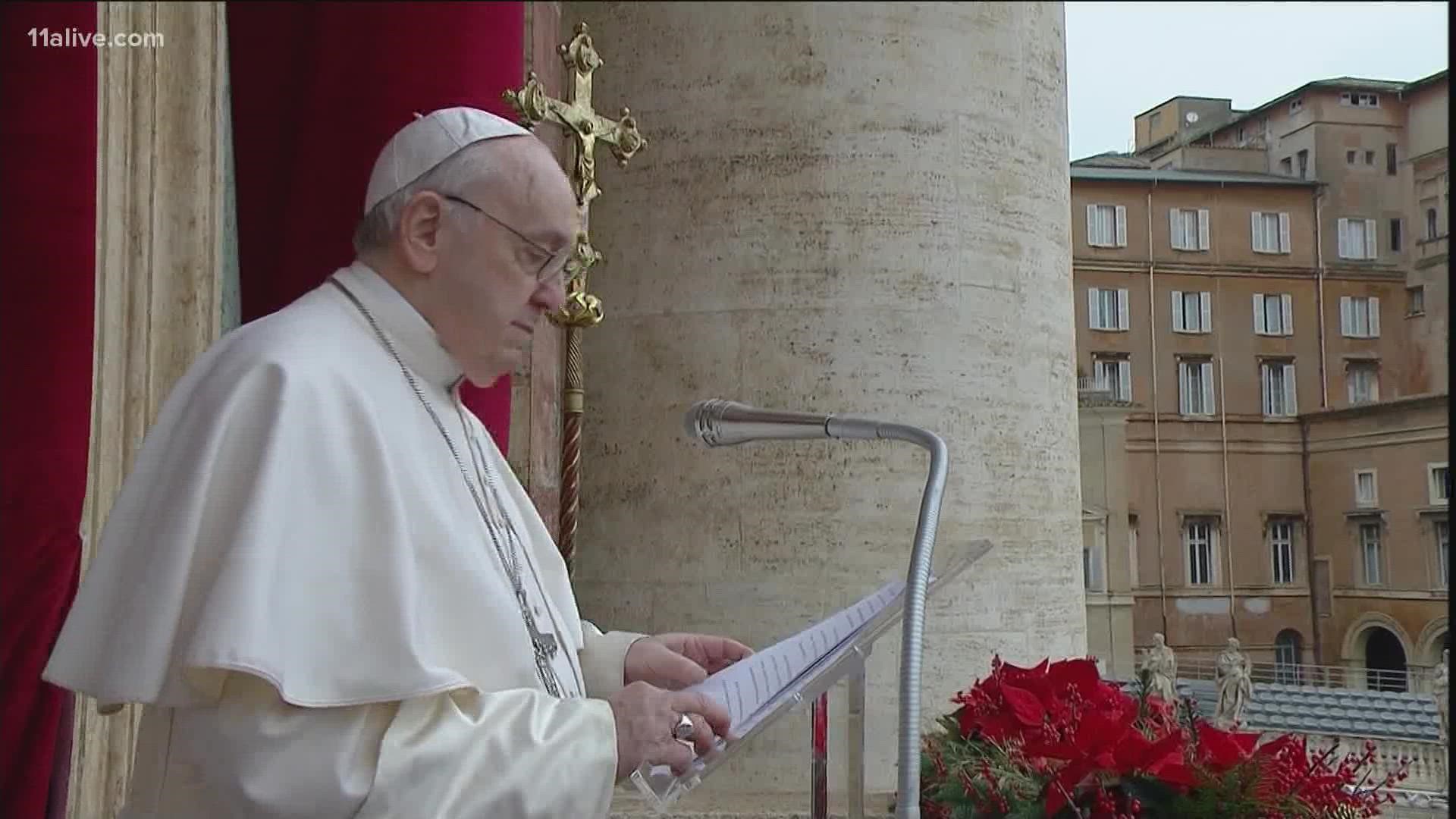 Pope Francis warned of the pandemic tendency to withdraw and isolate, urging instead dialogue to try to resolve the world conflicts.